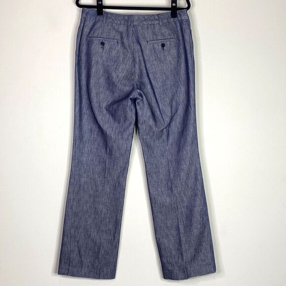 Talbots  Signature Straight Cotton Hemp Pants Women's Size 10 - Picture 8 of 9